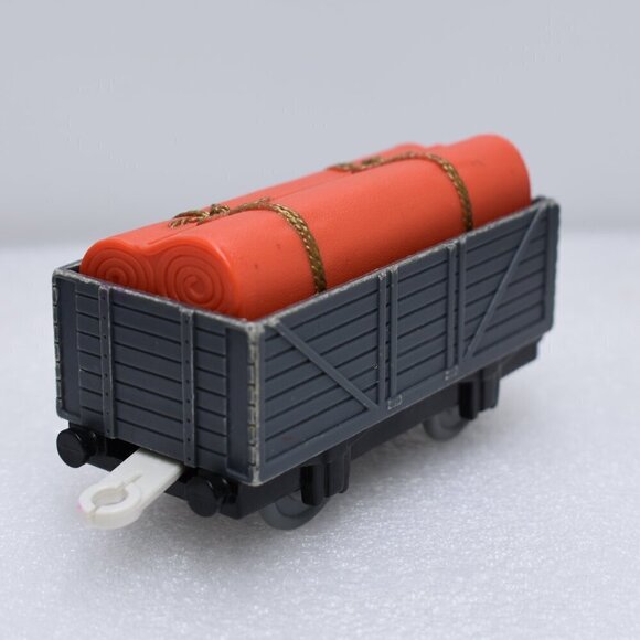 Gray Orange Red Cargo Car Thomas the Train Trackmaster Tender Pull Along 2009 - Picture 5 of 7